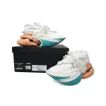 PK God Batch Balmain Unicorn Low-Top White Green Orange YM1VJ309