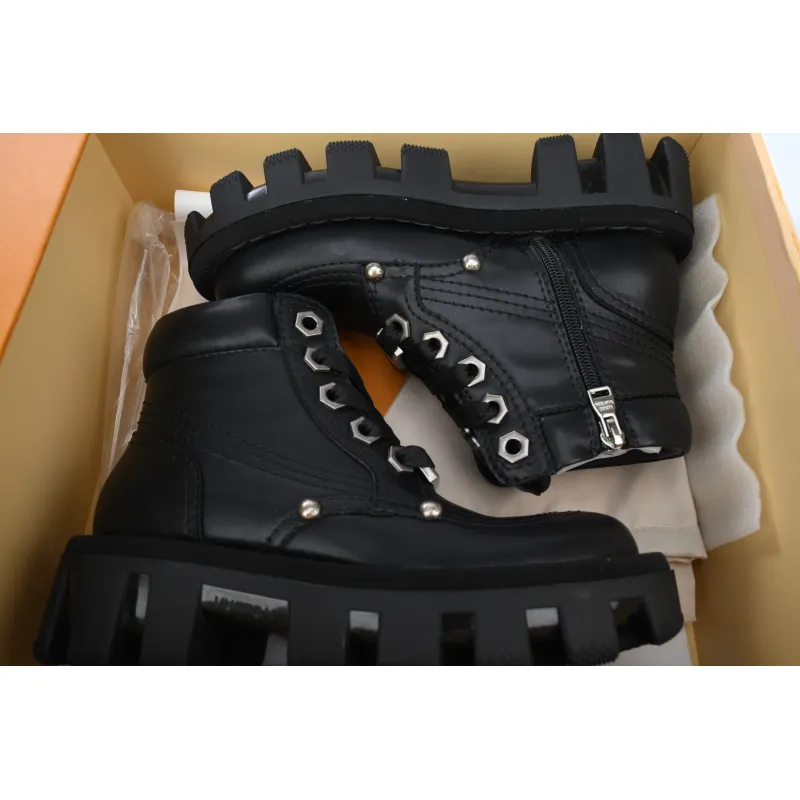 LOUIS VUITTON Martin Boots Black