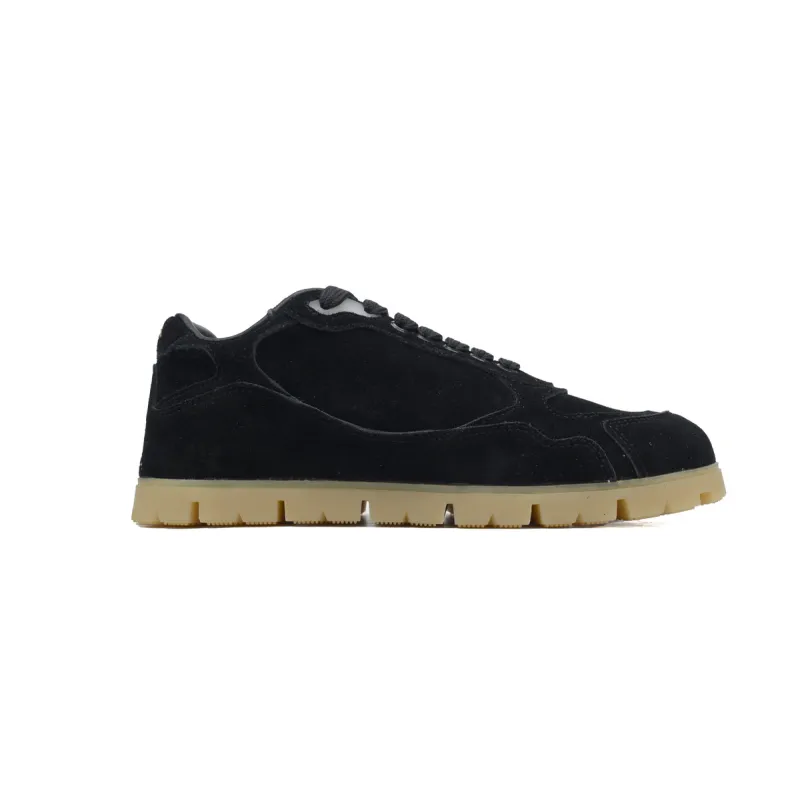 Prada Trail faded suede sneakers Black