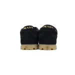 Prada Trail faded suede sneakers Black