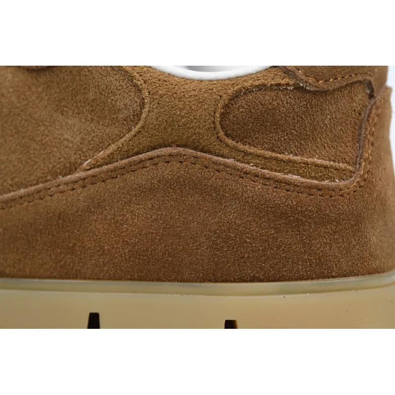 Prada Trail faded suede sneakers Brown