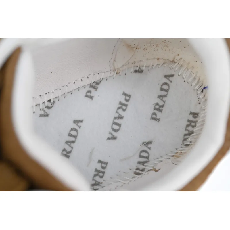 Prada Trail faded suede sneakers Brown