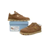 Prada Trail faded suede sneakers Brown