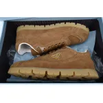 Prada Trail faded suede sneakers Brown