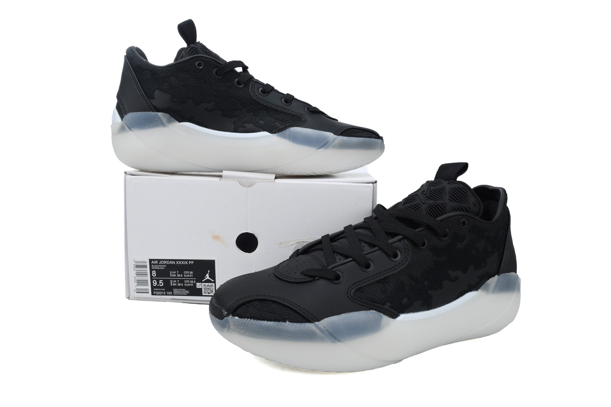 Air Jordan 39 Black and White FQ0213-103