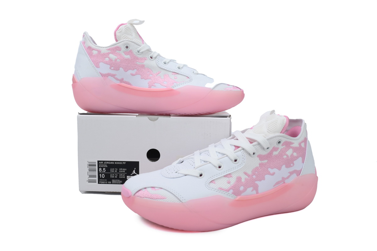Air Jordan 39 White Pink FQ0213-105