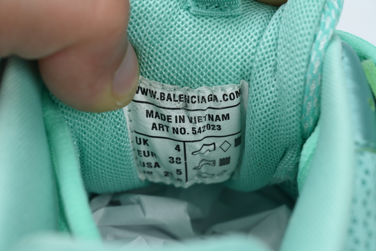 Balenciaga Track Sneaker Mint Green 542436W3FE33000