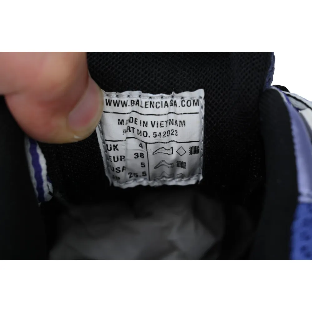 Balenciaga Track Sneaker White Black Purple 542436W1GB95162