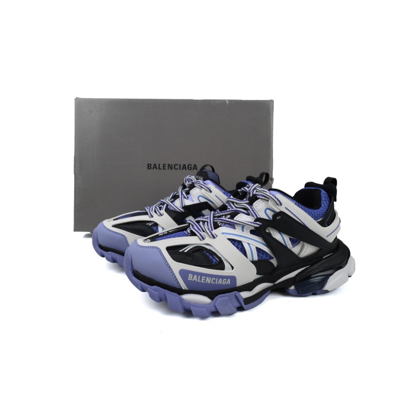Balenciaga Track Sneaker White Black Purple 542436W1GB95162