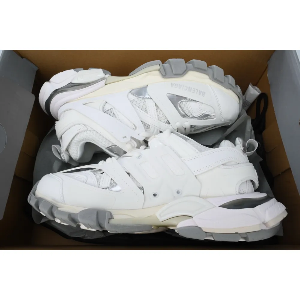 Balenciaga Track Sneaker White Grey Silver 542436 W2FSC 9081