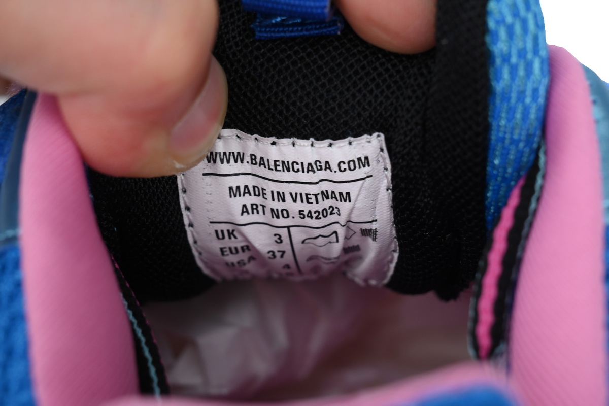 Balenciaga Track Trainer Light Blue Pink 542023 W1GB5 4162