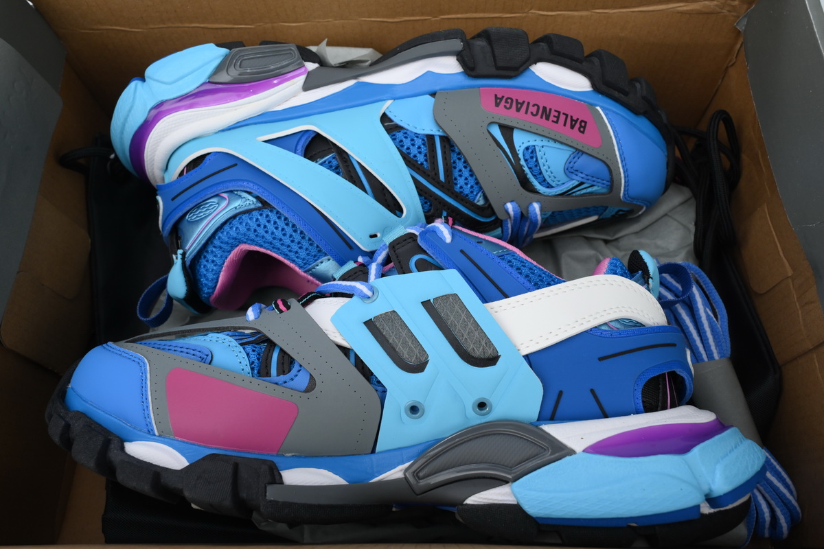 Balenciaga Track Trainer Light Blue Pink 542023 W1GB5 4162
