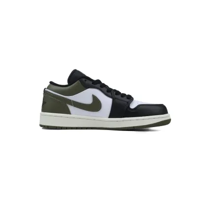 LJR Batch Air Jordan 1 Low 'Black Toe Medium Olive' 553558-092 02