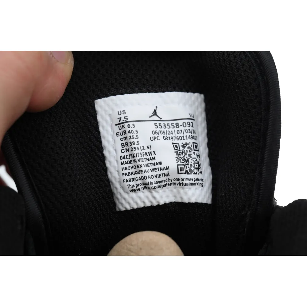 LJR Batch Air Jordan 1 Low 'Black Toe Medium Olive' 553558-092