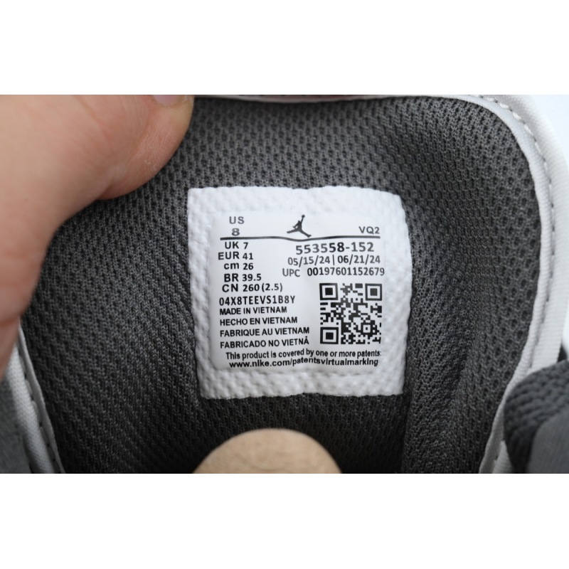 LJR Batch Air Jordan 1 Low 'Iron Grey' 553558-152