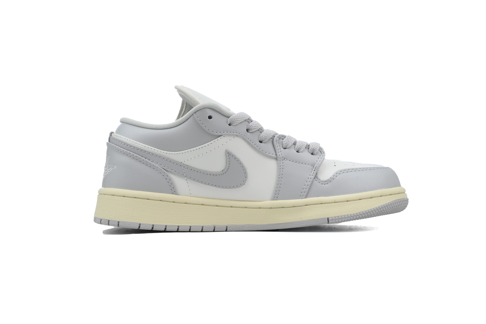 Best Fake LJR Batch Air Jordan 1 Low "Light Grey/Sail" DC0774103 of