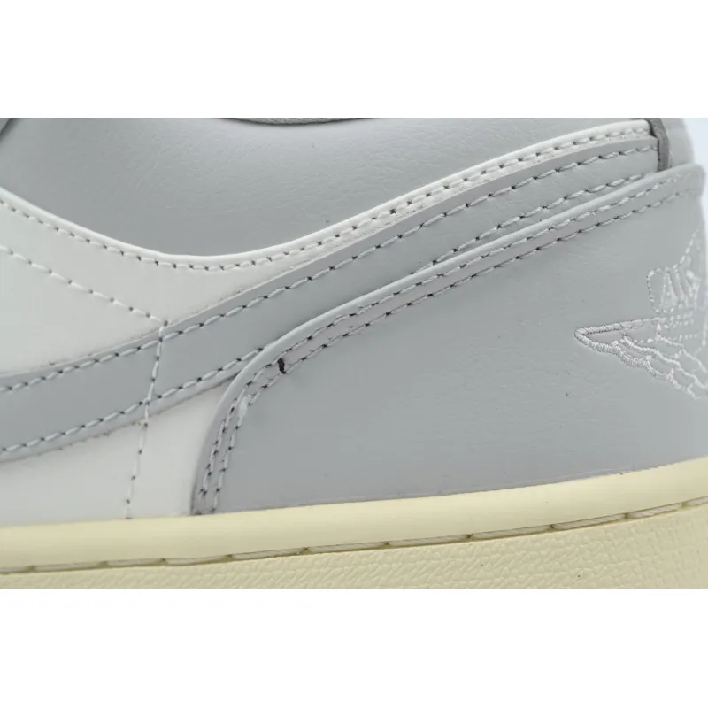 LJR Batch Air Jordan 1 Low "Light Grey/Sail" DC0774-103