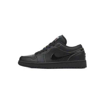 LJR Batch Air Jordan 1 Low SE 'Black Cat Mascot' HM3690-001 01