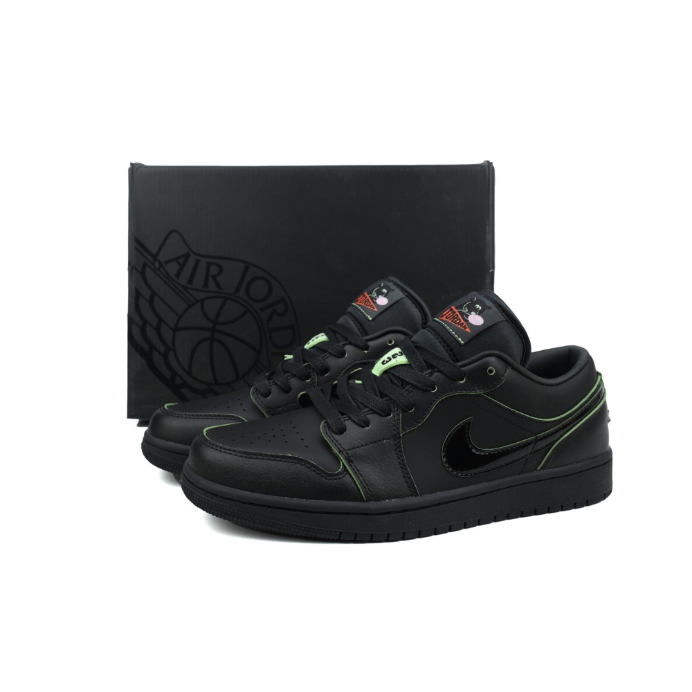 LJR Batch Air Jordan 1 Low SE 'Black Cat Mascot' HM3690-001
