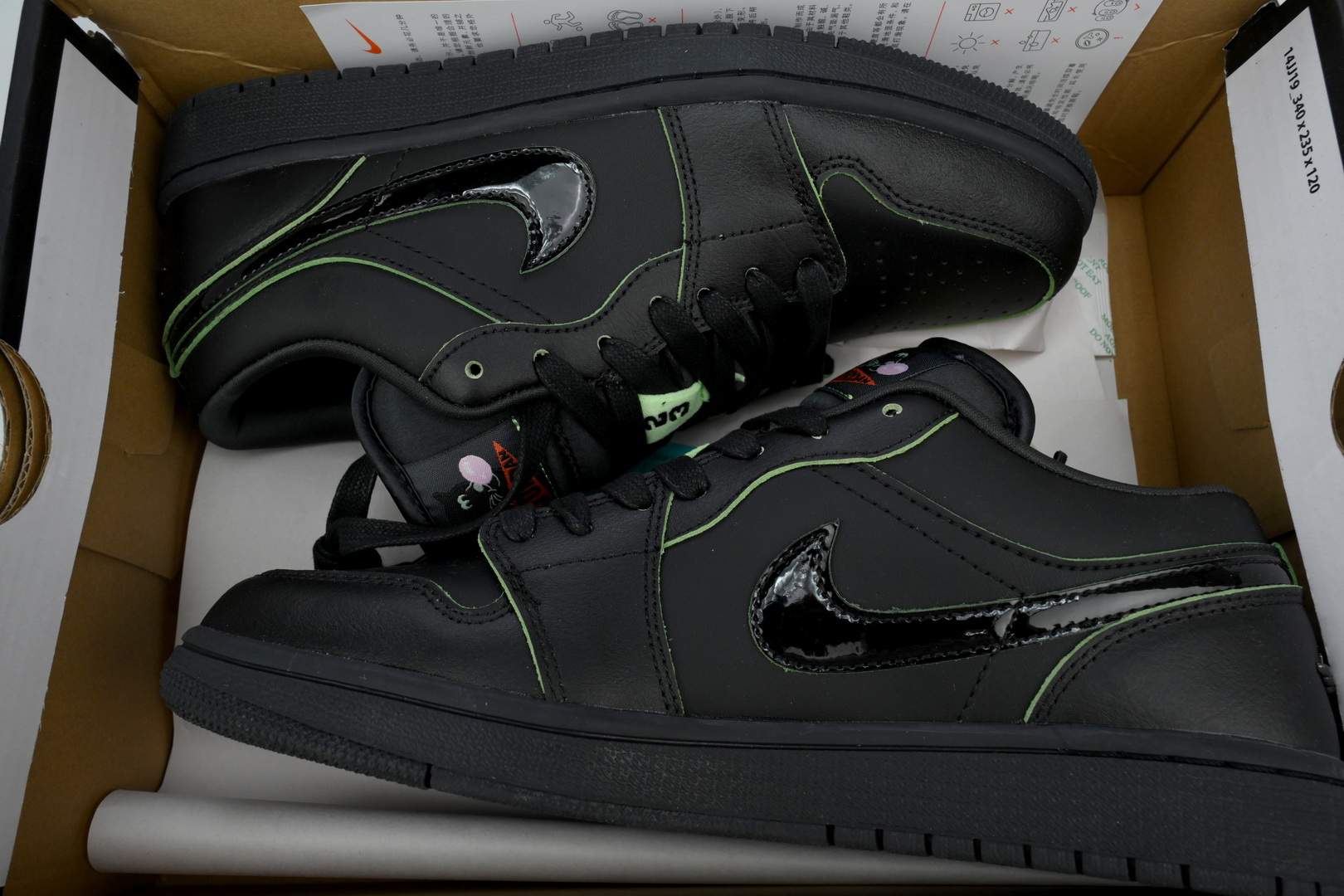 LJR Batch Air Jordan 1 Low SE 'Black Cat Mascot' HM3690-001