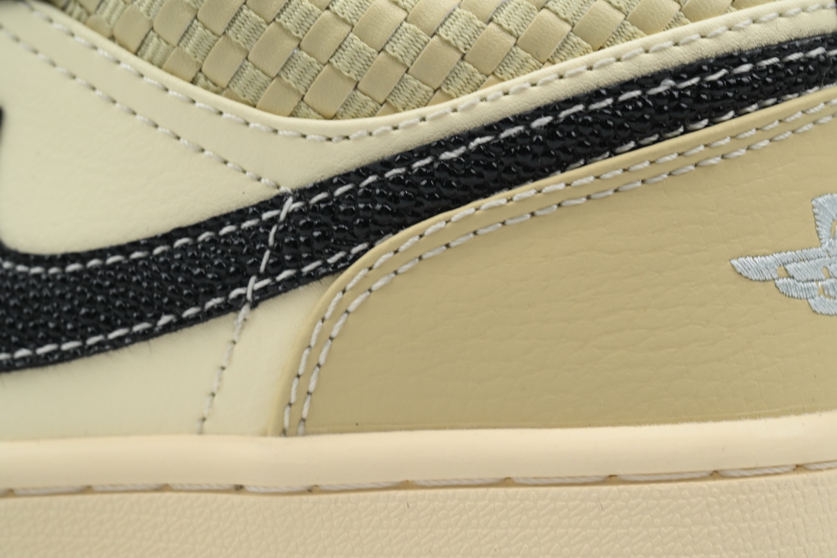 LJR Batch Air Jordan 1 Low SE 'Coconut Milk Black' HQ3437-101
