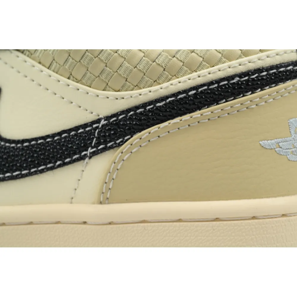 LJR Batch Air Jordan 1 Low SE 'Coconut Milk Black' HQ3437-101