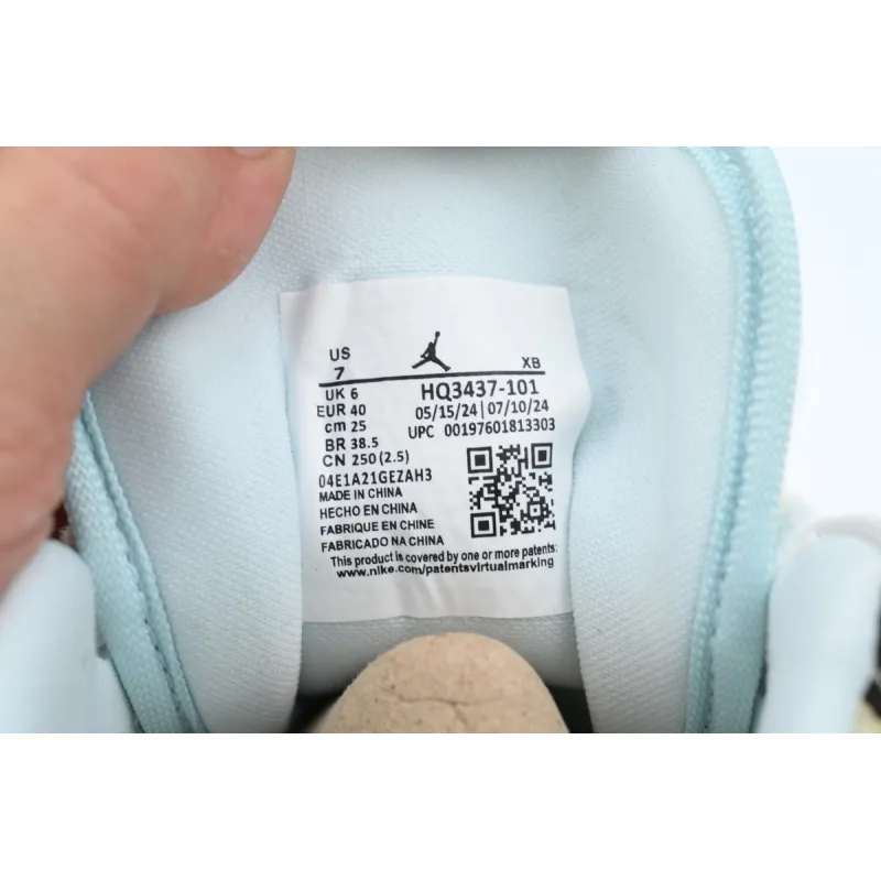 LJR Batch Air Jordan 1 Low SE 'Coconut Milk Black' HQ3437-101