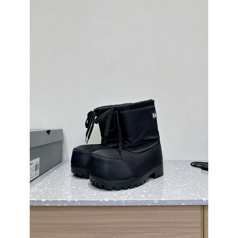 Balenciaga Black Alaska Low Nylon Snow Boot PB 241028