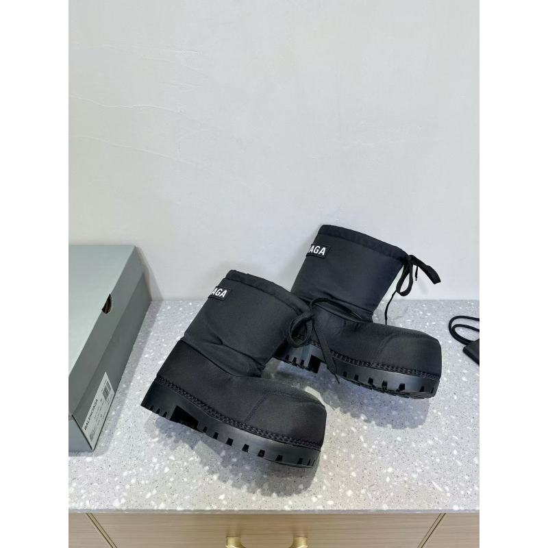 Balenciaga Black Alaska Low Nylon Snow Boot PB 241028