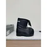 Balenciaga Black Alaska Low Nylon Snow Boot PB 241028