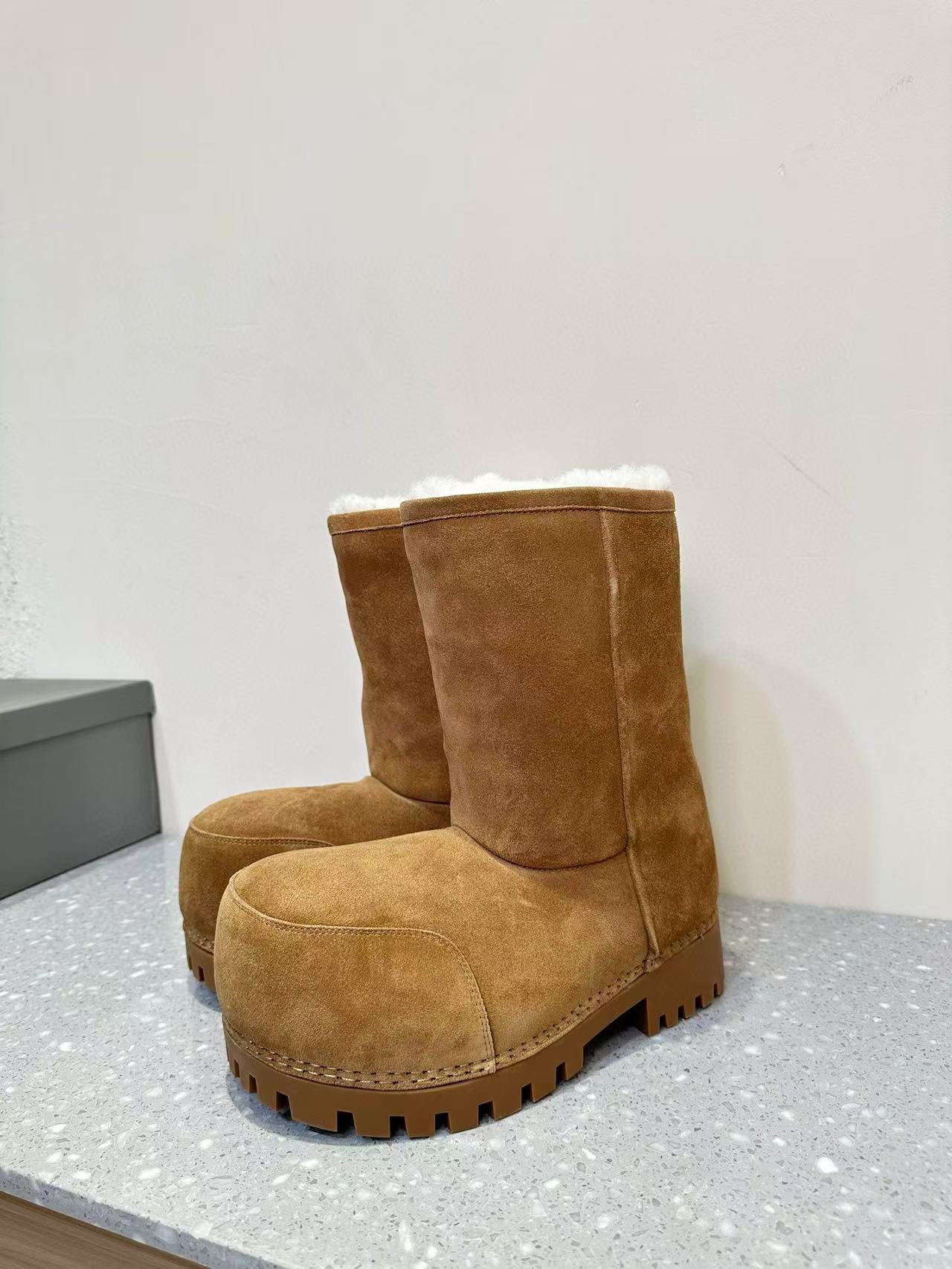 Balenciaga Brown Alaska Low Boot PB 241028