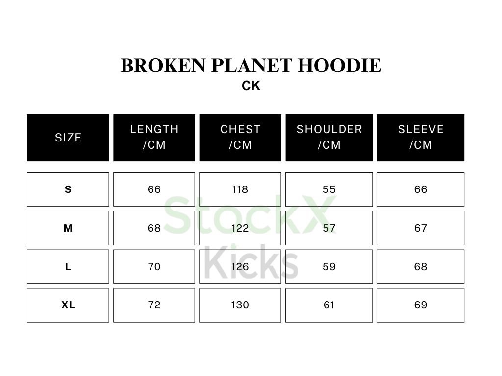Broken Planet Into the Abyss Blue Hoodie CK241030