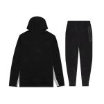 Nike Sportswear Tech Fleece Windrunner Full Zip Hoodie & Joggers Set Black/Dark Grey Heather/White YZ 1005-CU4489