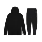 Nike Sportswear Tech Fleece Windrunner Full Zip Hoodie & Joggers Set Black/Dark Grey Heather/White YZ 1005-CU4489