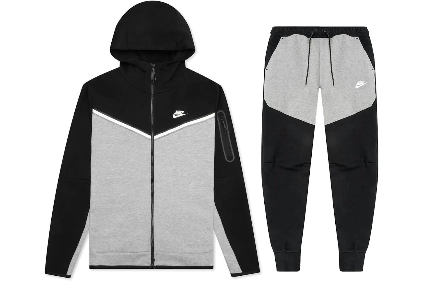 Nike Sportswear Tech Fleece Windrunner Full Zip Hoodie & Joggers Set ...