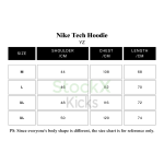 Nike Sportswear Tech Fleece Windrunner Full Zip Hoodie & Joggers Set Black/Dark Grey Heather/White YZ 1005-CU4489