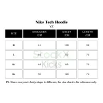 Nike Sportswear Tech Fleece Windrunner Full Zip Hoodie & Joggers Set Black/Dark Grey Heather/White YZ 1005-CU4489