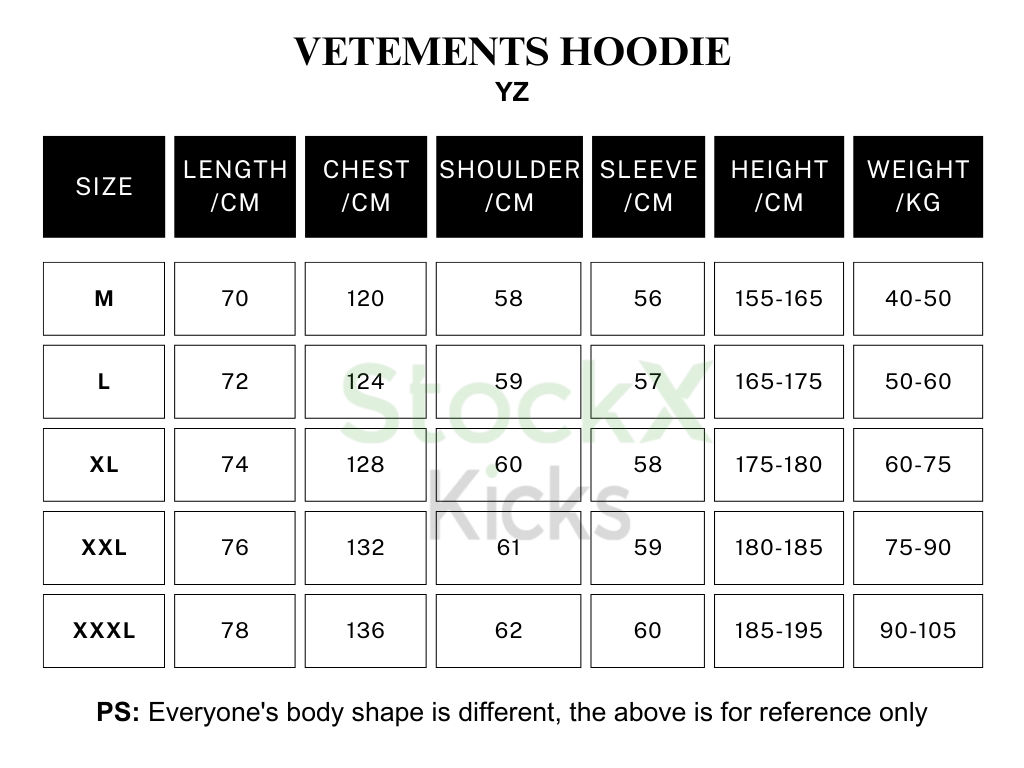 Vetements Men Ecstasy Hoodie In Black YZ241031