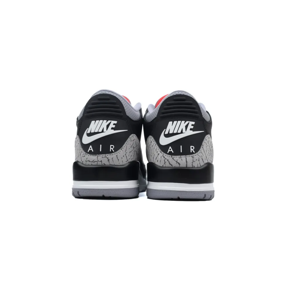 PK God Batch Air Jordan 3 Retro OG 'Black Cement' DN3707-010