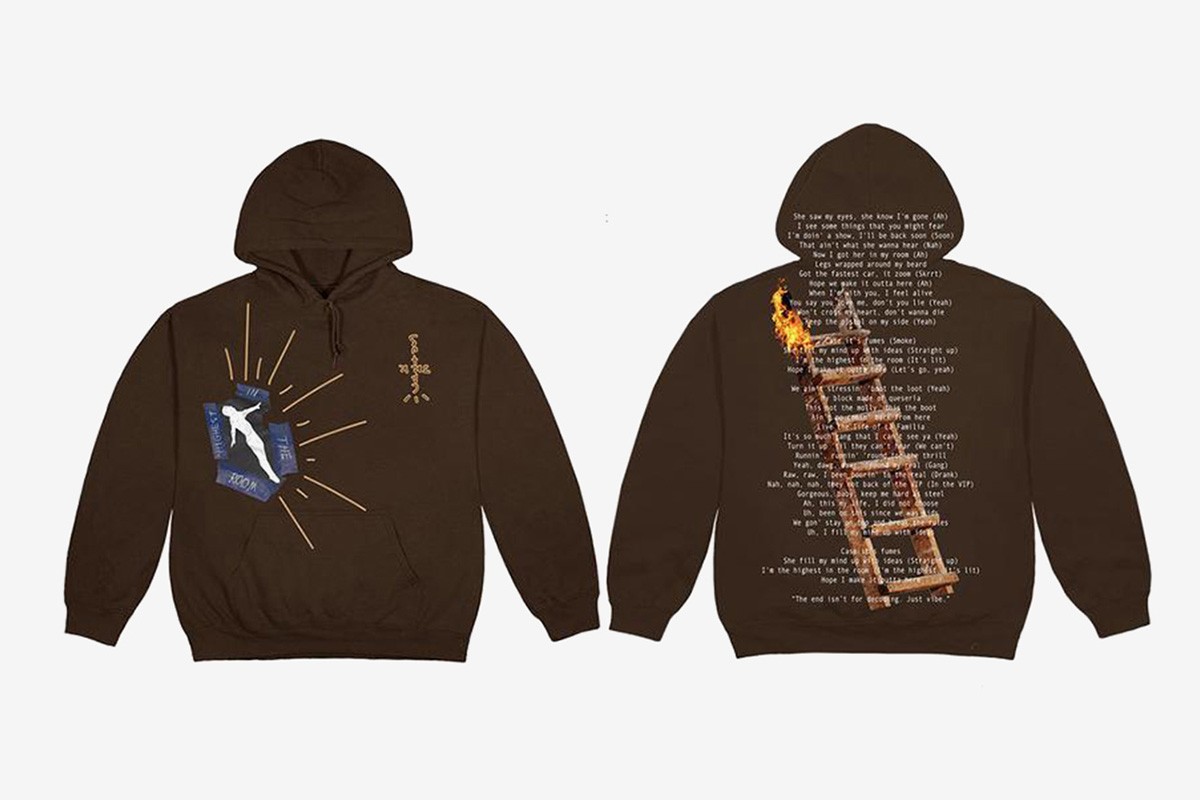 Travis Scott HITR Not For Decoding Hoodie Brown CK24110702