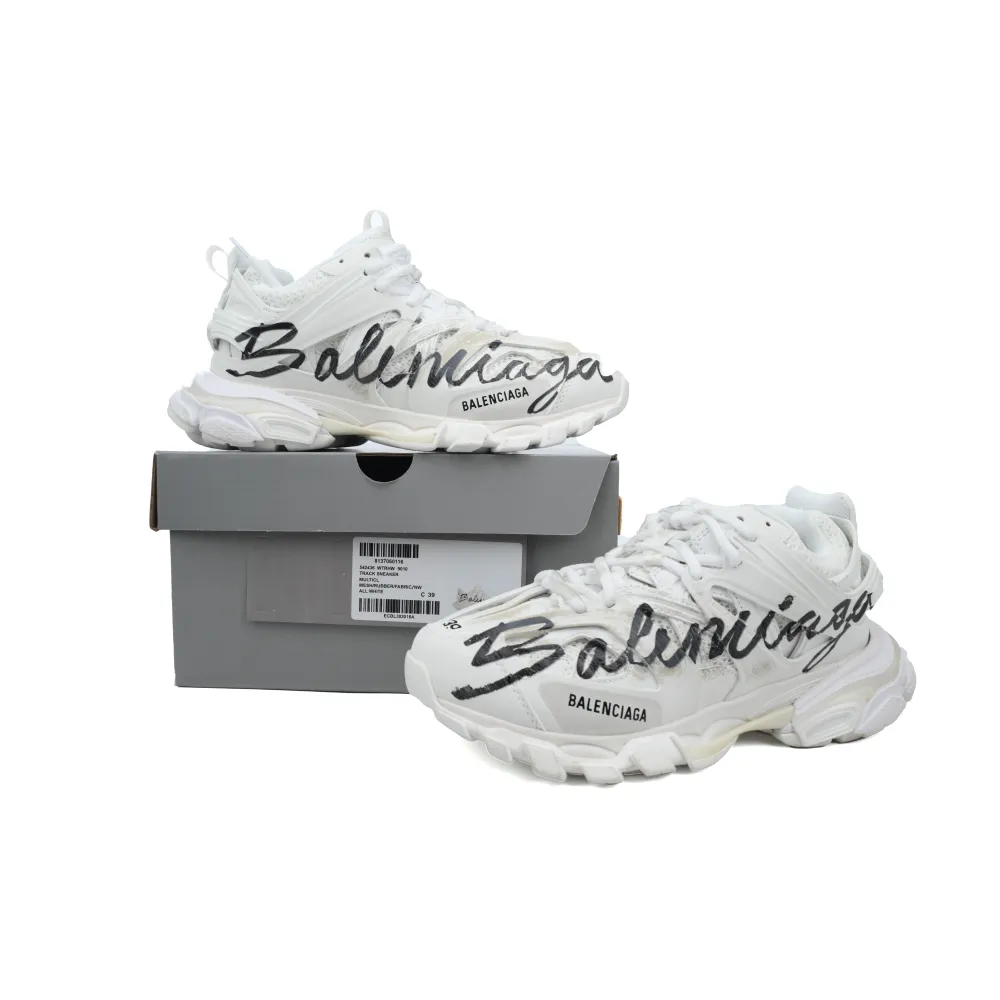 Balenciaga Track Sneaker 'Black Graffiti' 542436 WTRHW 9010