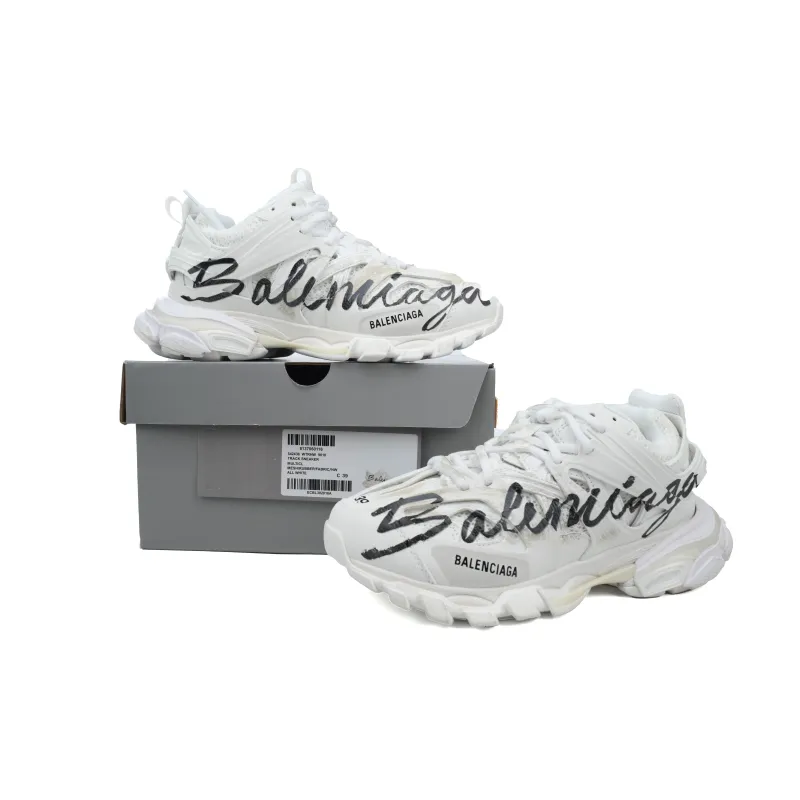 Balenciaga Track Sneaker 'Black Graffiti' 542436 WTRHW 9010