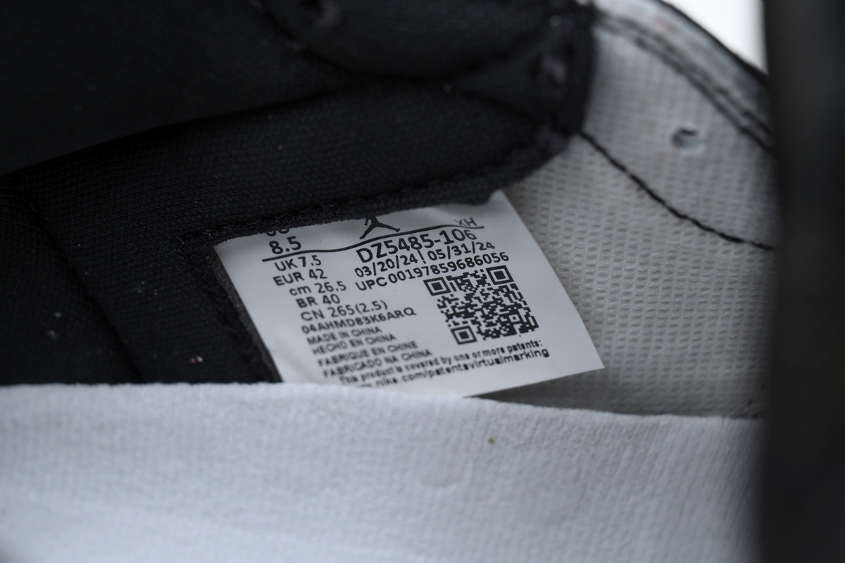 PK God Batch Air Jordan 1 Retro High OG Black Toe Reimagined DZ5485-106