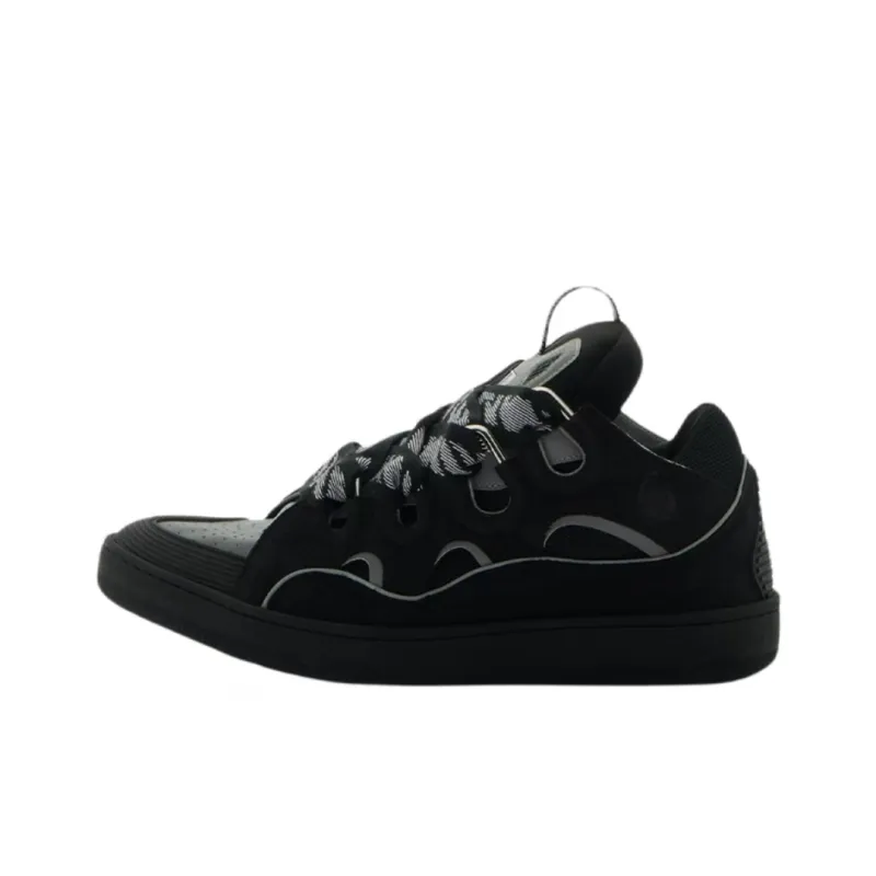 Lanvin Curb Sneaker Black Grey FM-SKRK11-REFL-P2210 PB111901