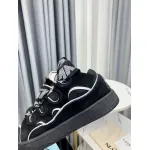 Lanvin Curb Sneaker Black Grey FM-SKRK11-REFL-P2210 PB111901