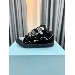 Lanvin Curb Sneaker Black Grey FM-SKRK11-REFL-P2210 PB111901