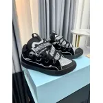 Lanvin Curb Sneaker Black Grey FM-SKRK11-REFL-P2210 PB111901
