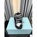 Lanvin Curb Sneaker Black Grey FM-SKRK11-REFL-P2210 PB111901