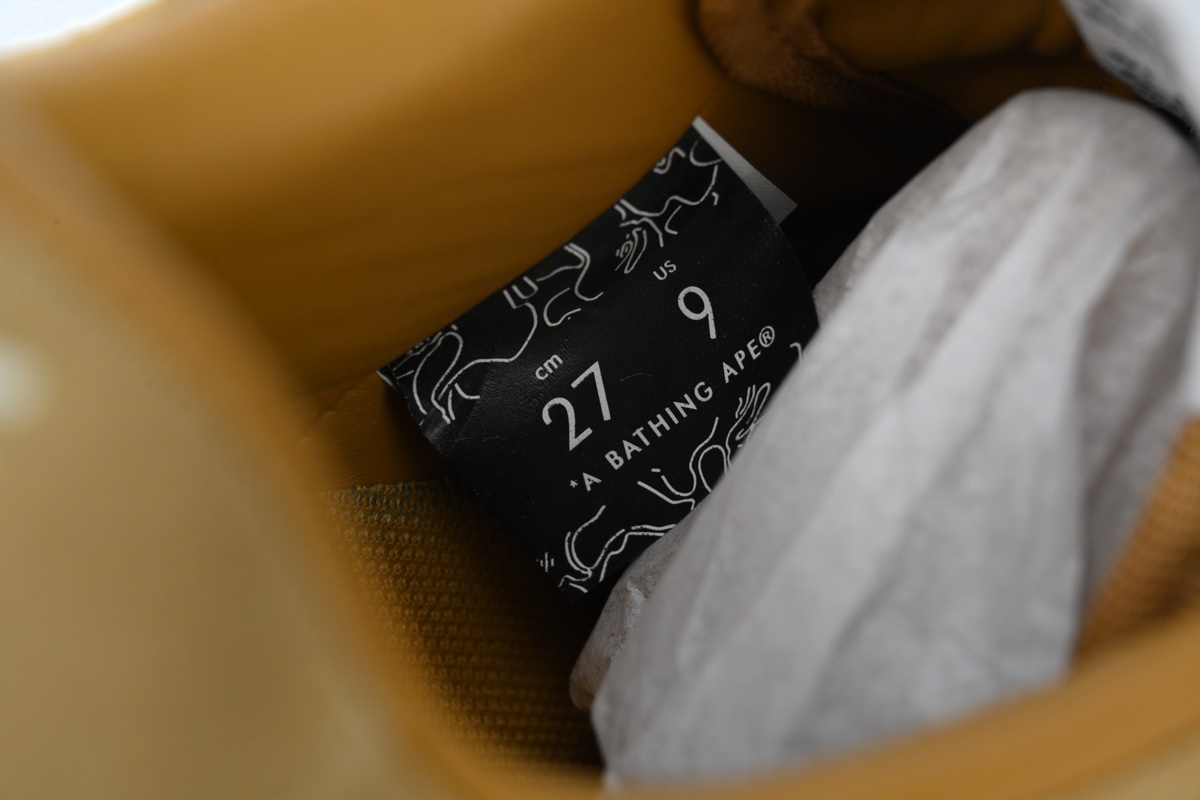 A Bathing Ape Bape Sta Beige Suede 1H70-191-004