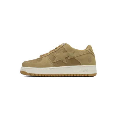 A Bathing Ape Bape Sta Beige Suede 1H70-191-004 01